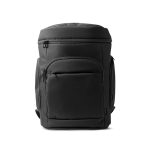 Mochila acolchoada em poliéster reciclado com abertura superior 15'' cor preto segunda vista