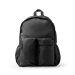 Mochila para portátil em plástico reciclado com costas acolchoadas 17'' cor preto segunda vista