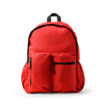 Mochila para portátil em plástico reciclado com costas acolchoadas 17'' cor vermelho segunda vista