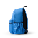 Mochila para portátil em plástico reciclado com costas acolchoadas 17'' cor azul real terceira vista de uso