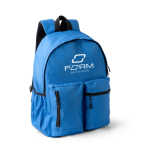 Mochila para portátil em plástico reciclado com costas acolchoadas 17'' cor azul real vista detalhe 5