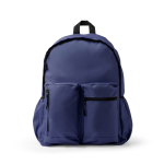Mochila para portátil em plástico reciclado com costas acolchoadas 17'' cor azul-marinho segunda vista
