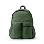 Mochila para portátil em plástico reciclado com costas acolchoadas 17'' cor verde-escuro segunda vista
