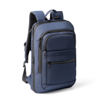 Mochila executiva expansível para portátil em nylon 900D 17'' cor azul-marinho primeira vista de uso