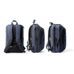 Mochila executiva expansível para portátil em nylon 900D 17'' cor azul-marinho vista detalhe 1