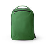 Mochila em poliéster reciclado com costas e alças acolchoadas 14'' cor verde-escuro segunda vista