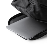 Mochila em poliéster eco com compressão a vácuo e bomba elétrica 15'' cor preto vista detalhe 3