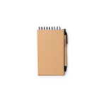 Set em cartão reciclado com suporte para telemóvel e tinta azul cor natural segunda vista