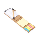 Set em cartão reciclado com suporte para telemóvel e tinta azul cor natural vista detalhe 2