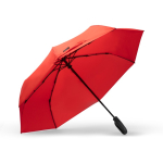 Guarda-chuva dobrável automático com botão e sistema antivento Ø100 cor vermelho primeira vista de uso