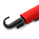 Guarda-chuva dobrável automático com botão e sistema antivento Ø100 cor vermelho vista detalhe 5
