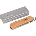 Canivete Victorinox em aço inoxidável e madeira com 5 funções quinta vista
