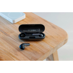 Auriculares sem fios com estojo de carregamento USB-C BrandCharger cor grafite quarta vista