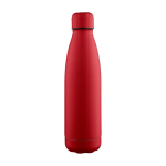 Garrafa antigota em aço inoxidável reciclado com acabamento mate 700ml cor bordeaux primeira vista