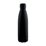 Garrafa antigota em aço inoxidável reciclado com acabamento mate 700ml cor preto primeira vista