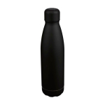 Garrafa antigota em aço inoxidável reciclado com acabamento mate 700ml cor preto segunda vista