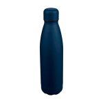 Garrafa antigota em aço inoxidável reciclado com acabamento mate 700ml cor azul quinta vista