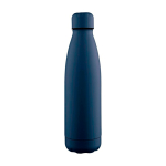 Garrafa antigota em aço inoxidável reciclado com acabamento mate 700ml cor azul sexta vista
