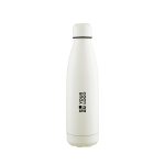 Garrafa antigota em aço inoxidável reciclado com acabamento mate 700ml cor branco vista principal