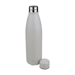Garrafa antigota em aço inoxidável reciclado com acabamento mate 700ml cor cinzento segunda vista