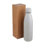 Garrafa antigota em aço inoxidável reciclado com acabamento mate 700ml cor cinzento quarta vista
