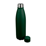Garrafa antigota em aço inoxidável reciclado com acabamento mate 700ml cor verde primeira vista
