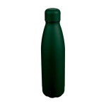 Garrafa antigota em aço inoxidável reciclado com acabamento mate 700ml cor verde quarta vista