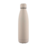 Garrafa antigota em aço inoxidável reciclado com acabamento mate 700ml cor bege terceira vista