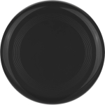Frisbee maciço em plástico reciclado com 21 cm de diâmetro cor preto primeira vista