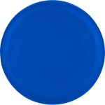 Frisbee maciço em plástico reciclado com 21 cm de diâmetro cor azul primeira vista