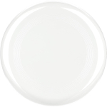 Frisbee maciço em plástico reciclado com 21 cm de diâmetro cor branco segunda vista
