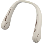 Ventoinha de pescoço mãos-livres com 3 velocidades 800mAh cor branco terceira vista