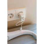 Ventoinha de pescoço mãos-livres com 3 velocidades 800mAh cor branco quarta vista