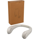 Ventoinha de pescoço mãos-livres com 3 velocidades 800mAh cor branco quinta vista
