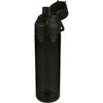Garrafa de tritan resistente com fecho de clique e pega superior 750ml cor preto segunda vista