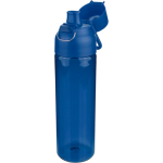 Garrafa de tritan resistente com fecho de clique e pega superior 750ml cor azul segunda vista