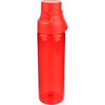 Garrafa de tritan resistente com fecho de clique e pega superior 750ml cor vermelho sexta vista