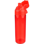 Garrafa de tritan resistente com fecho de clique e pega superior 750ml cor vermelho sétima vista