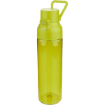 Garrafa de tritan resistente com fecho de clique e pega superior 750ml cor verde primeira vista