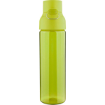 Garrafa de tritan resistente com fecho de clique e pega superior 750ml cor verde sétima vista
