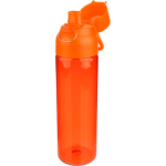 Garrafa de tritan resistente com fecho de clique e pega superior 750ml cor cor-de-laranja terceira vista