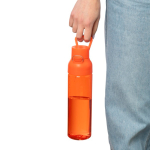 Garrafa de tritan resistente com fecho de clique e pega superior 750ml cor cor-de-laranja sétima vista