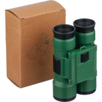 Binóculos em plástico resistente com lentes acrílicas e ampliação 4x cor verde primeira vista