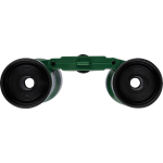 Binóculos em plástico resistente com lentes acrílicas e ampliação 4x cor verde terceira vista