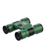 Binóculos em plástico resistente com lentes acrílicas e ampliação 4x cor verde vista principal