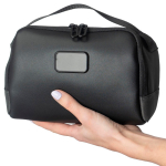Nécessaire de viagem em RPET com organizador interno BrandCharger 2,2L cor preto quarta vista