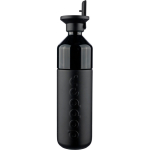 Garrafa térmica aço inoxidável e palhinha Dopper Insulated Black 580 ml cor preto primeira vista
