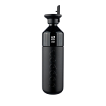 Garrafa térmica aço inoxidável e palhinha Dopper Insulated Black 580 ml cor preto vista principal