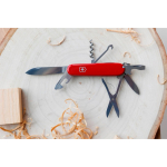 Canivete multiusos em aço inoxidável feito na UE Victorinox 14 funções cor vermelho sexta vista