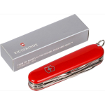 Canivete multiusos em aço inoxidável feito na UE Victorinox 14 funções quinta vista